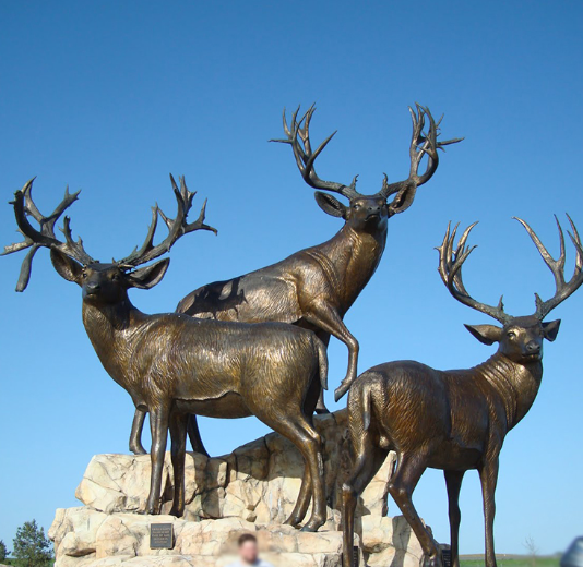 Outdoor Deer Statues