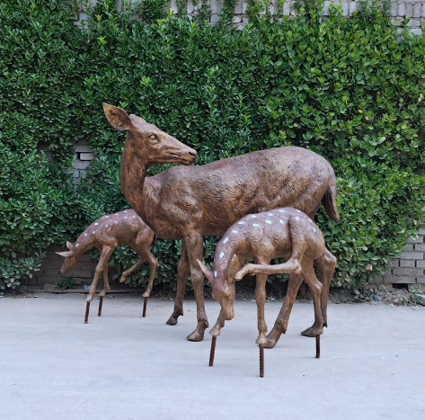Outdoor Deer Statues