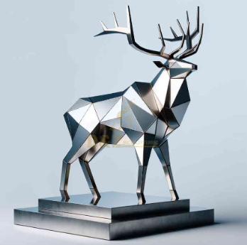 Abstract Elk Forms in Contemporary Art