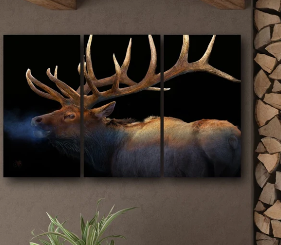 Elk Art and Sacred Nature Themes