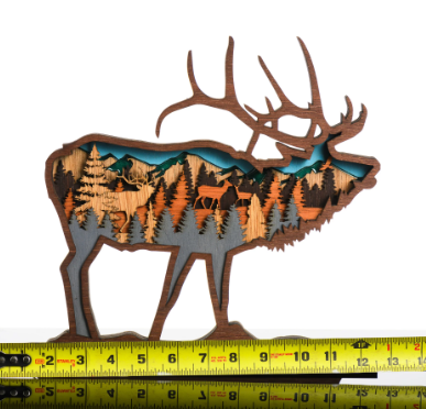 Elk Art for Architectural Decoration
