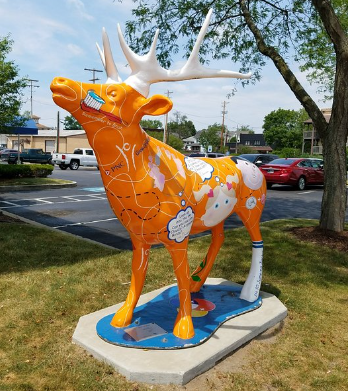 Elk Art for City Parks and Plazas0