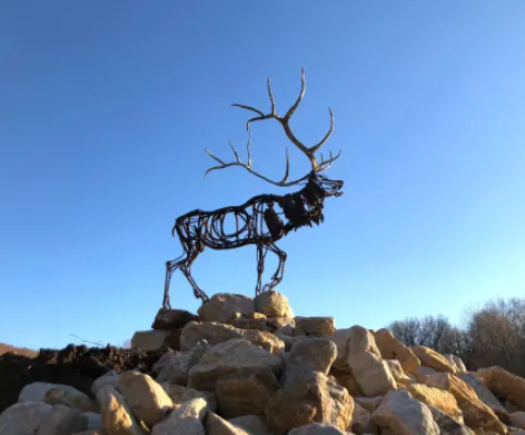 Elk Art for City Parks and Plazas4