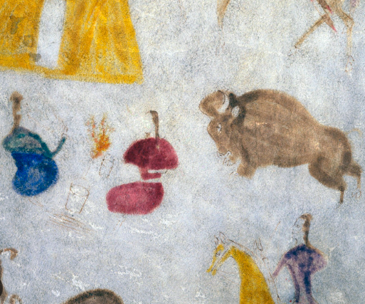 Elk Art in Cultural Heritage Displays