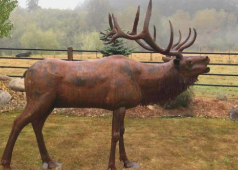 Elk Art in Large-Scale Installations