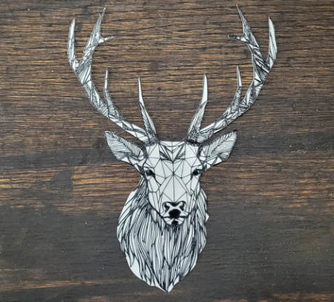 Geometric Elk Art Designs2