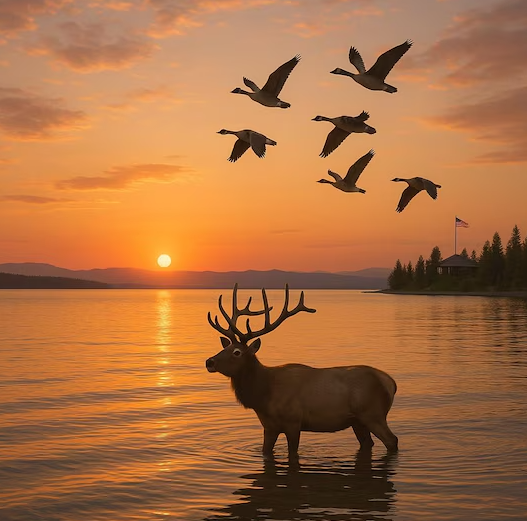 Incorporating Elk Art into Your Landscape Design