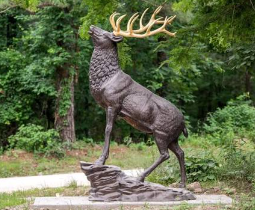 Incorporating Elk Sculptures into Landscapes