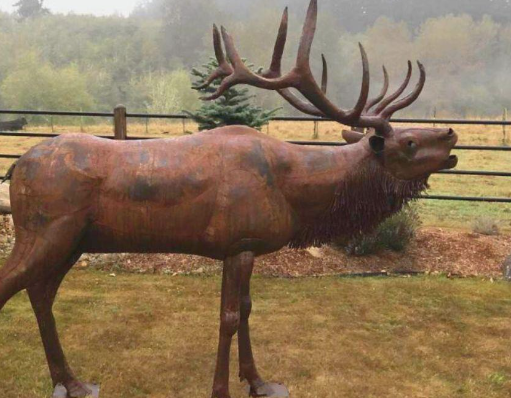 Metal Elk Sculpture Designs