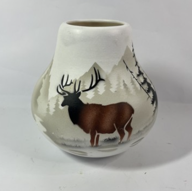 Pottery and Elk Imagery