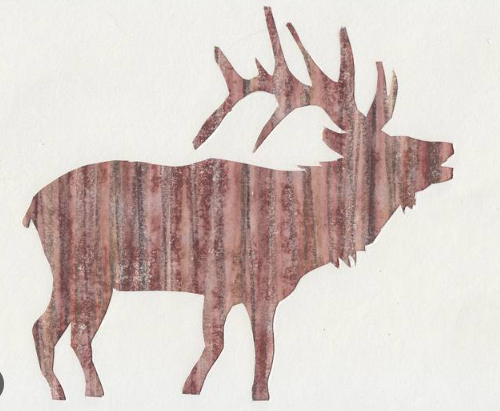 Techniques and Materials in Mixed Media Elk Art