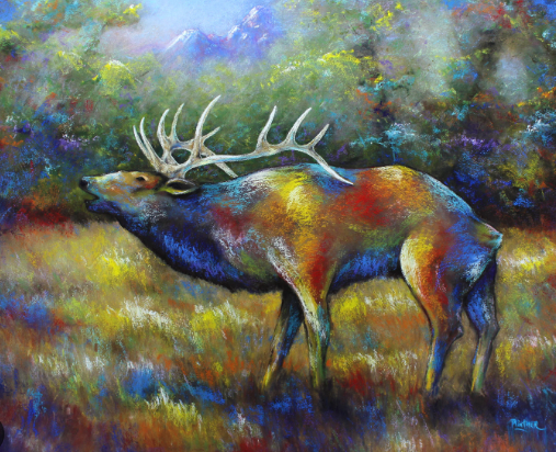 Techniques and Styles in Abstract Elk Art