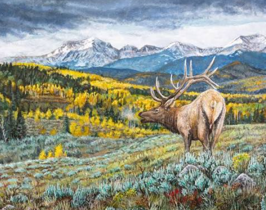 Techniques for Painting Elk and Landscapes