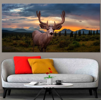 Elk Art for Large Interior Spaces