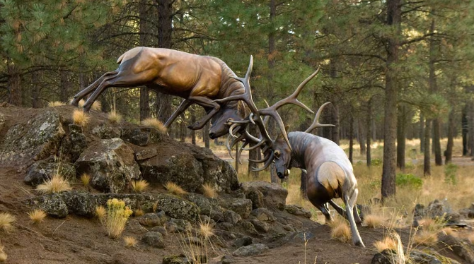 Incorporating Elk Sculptures into Your Space